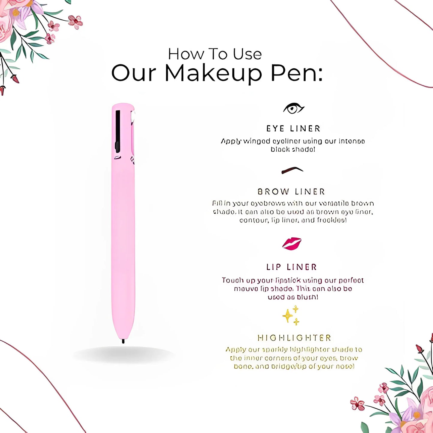 EpickShopPick™ 4 in 1 Touch-Up Make up Pen