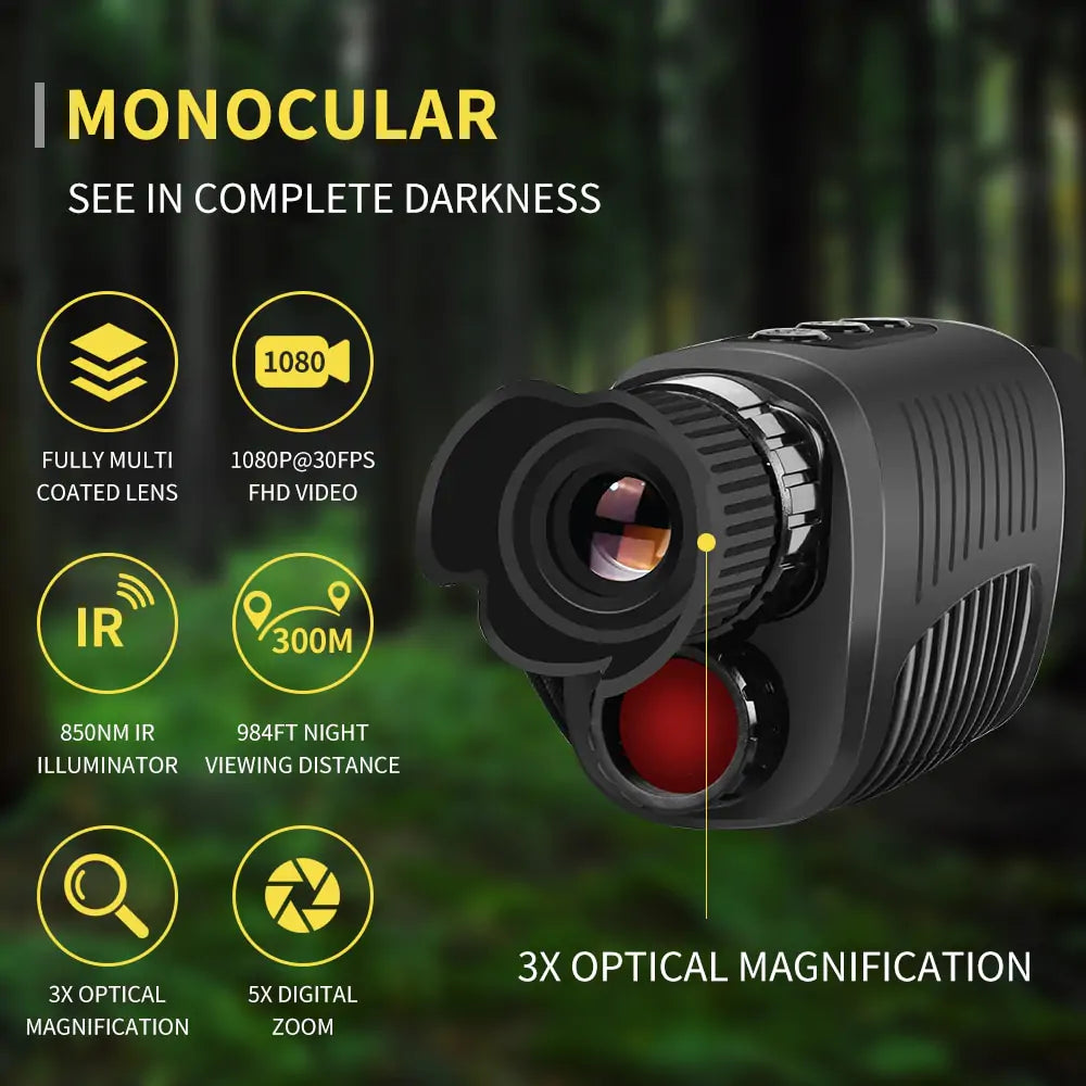 EpicShopPick™ 1080P HD Monocular Night Vision Device